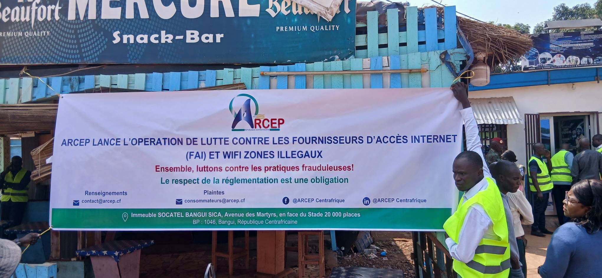BANGUI : LE MENPT DÉMANTELE 5 FOURNISSEURS D’ACCÈS À INTERNET ILLÉGAUX ET LANCE UNE TRAQUE NATIONALE. — photo 4